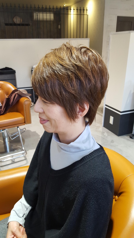 トップふんわりショートヘアーのご紹介 吹田市山田の美容室 美容院hair Resort Bliss ヘアリゾート ブリス